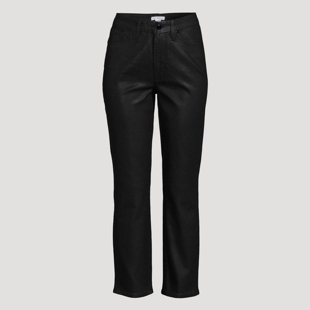 GOOD AMERICAN Good Classic Coated Slim Jeans